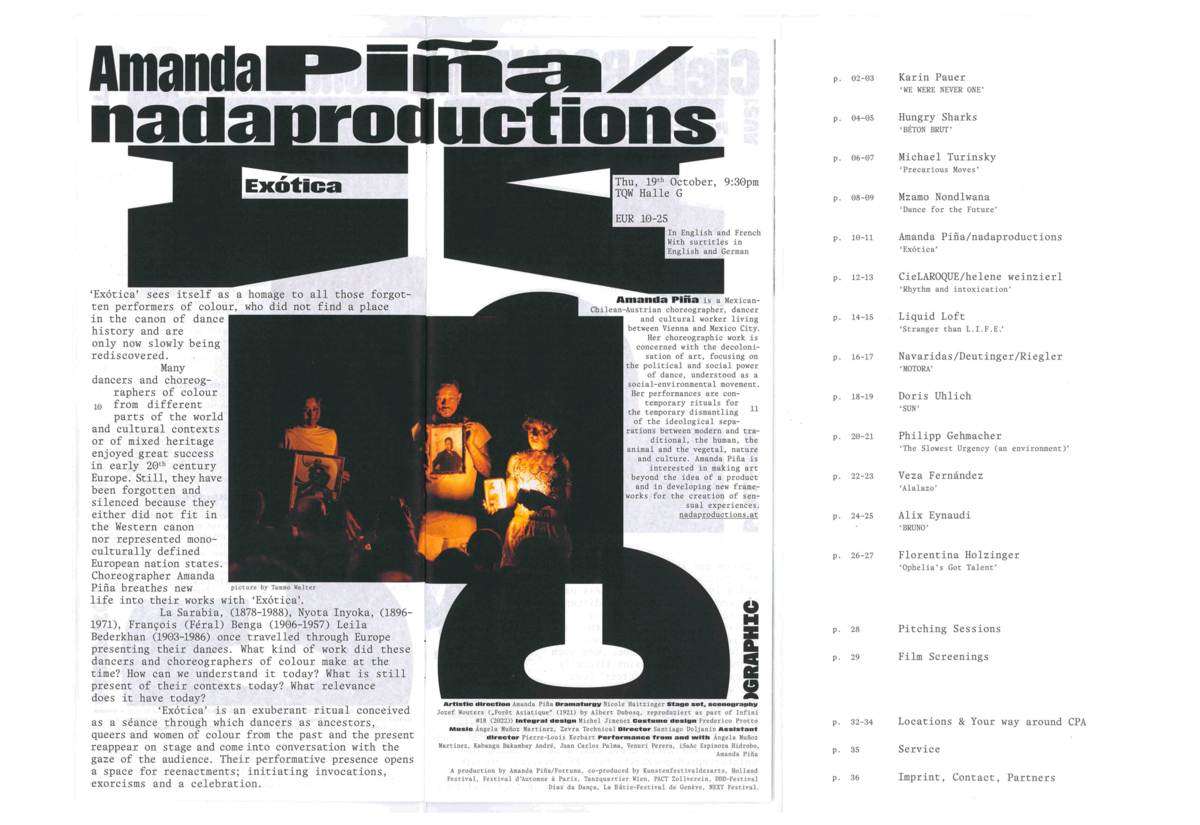 EXEX CPA Choreographic Platform Austria Branding Elsa Kubik Katharina Luger Christian Schlager