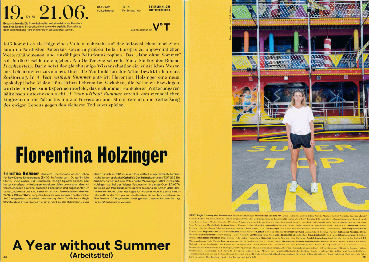 Tanzquartier Wien EXEX Andreas Palfinger Elsa Kubik Katharina Luger Christian Schlager